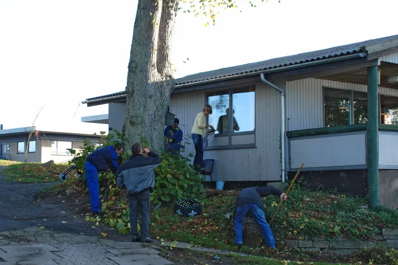Efterårsrengøring og standerstrygning 2008 (2)