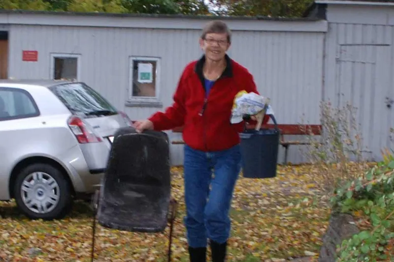 Efterårsrengøring og standerstrygning 2009 (2)